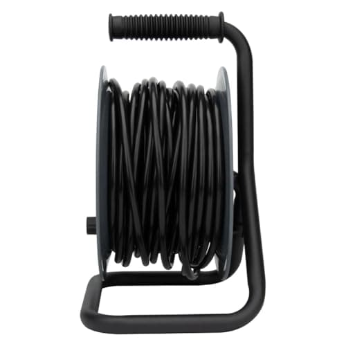 Enrouleur H05VV-F 4 Prises 3G1,5mm² 25m Gris - Zenitech - Câbles - Jardinage - Sécurité