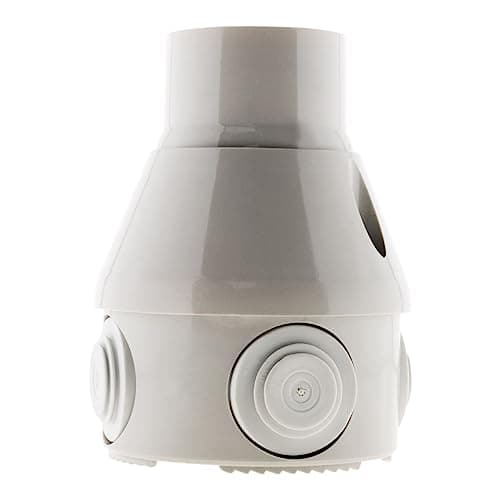 Douille orientable E27 blanc Zenitech - lumière diffuse - design moderne - facilement interchangeable - 280mm de long