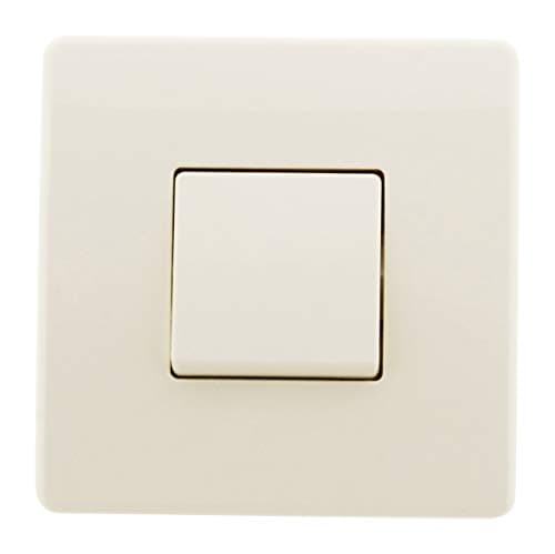 Zenitech Vega 2 Bouton Poussoir Blanc avec Vis et Griffes - Pour Installation Électronique ou Réparation Domestique