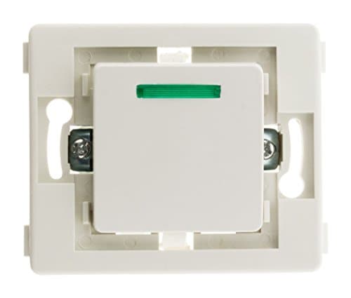 Bornes à va-et-vient avec voyant - composable - Blanc - Venus - Fonctionnel pour maison - Zenitech - Jouissance de desig