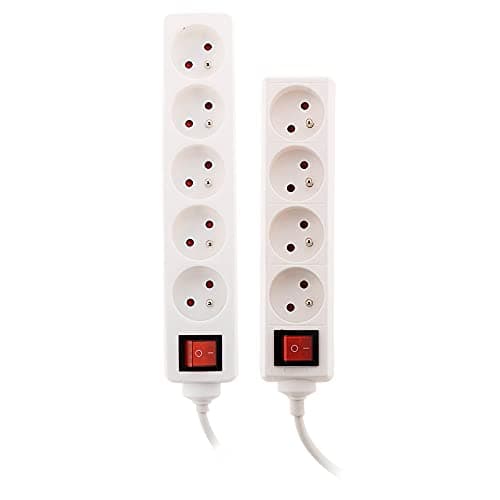 Interrupteurs Blanc Lot de 2 Blocs 4x16A Zenitech - Usage Industriel