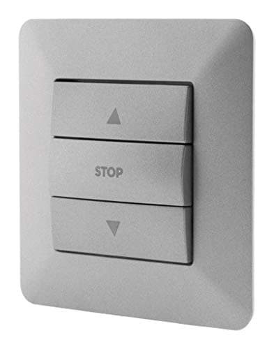 Zenitech - Interrupteur Commande Volets Roulants - Utilisé pour les Fenêtres - Design Moderne et Finition Mate - 3 Bouto
