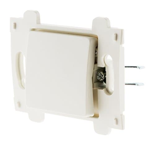 Zenitech - Interrupteur Va & Vient Venus 10A | Facile à Installer | Certifié NF/CE | Blanc - bornes automatiques, 10A, i