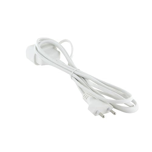 Prolongateur HO3VVH2-F Blanc 2M 6A 2x0,75mm2 PourElectricité