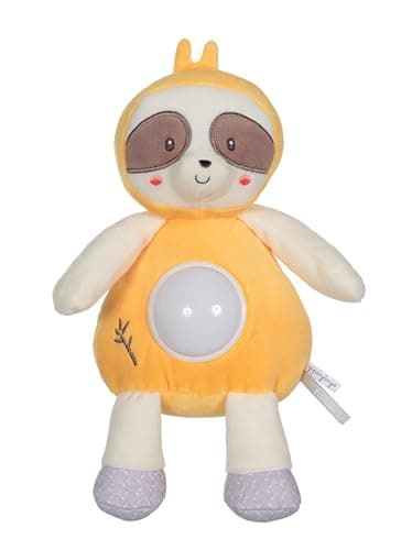 VEILLEUSE GIPSY TOYS CHAT PREMIER ÂGE’BAMBOO’GRIS ET ROSE 26CM — Paresseux