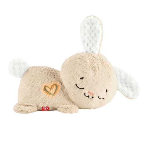 Fisher-Price Ma Loutre Câlins Bonne Nuit Peluche | Veilleuse Doudou Lumineuse et Musicale pour Bébé | Cadeau Naissance G — Lapin