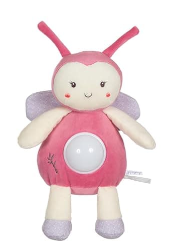 VEILLEUSE GIPSY TOYS CHAT PREMIER ÂGE’BAMBOO’GRIS ET ROSE 26CM — Coccinelle