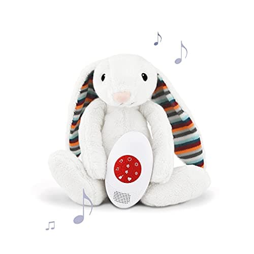 ZAZU BIBI Peluche Musicale pour Bébé - Sons Apaisants à Battements de Cœur et Bruit Blanc | Arrêt Automatique pour Facil