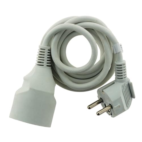 Prolongateur ménager 16A HO5VV-F 3G1mm² - 1,90 m Blanc
