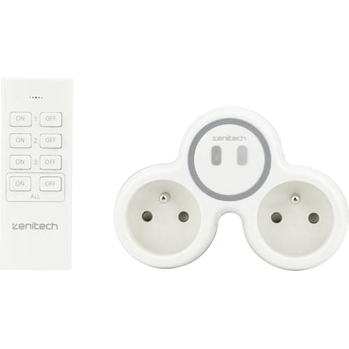 Biplite 2300W - Chauffage d'appoint puissant avec télécommande Blanc - Bolea