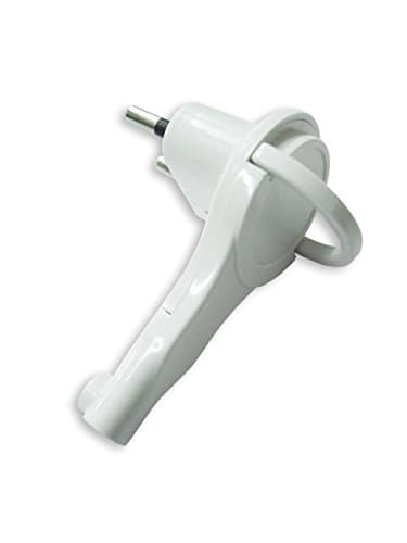 FICHE MÂLE ZENITECH 2P 6A EXTRAPLATE BLANC - 6Ampères - Connecteur Électrique
