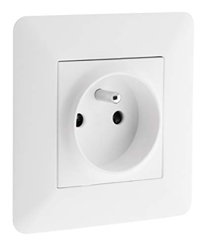 Prise encastrable Zenitech 16A Blanc Idéal pour Cuisine & Séjour Design & Sécurité Garantie Artizo