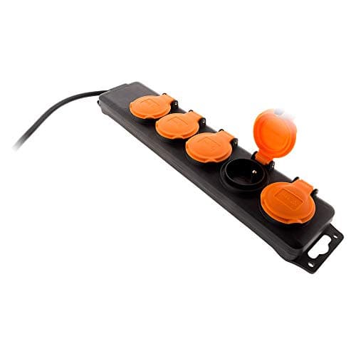 étancheité Zenitech Bloc étanche 5 prises 16A 2P+T clapets utilisateurs professionnels travaux électriques