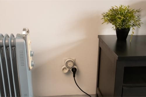 Biplite programmable 2x16A - Blanc - Zenitech - Interrupteur intelligent - Domotique - Éclairage extérieur