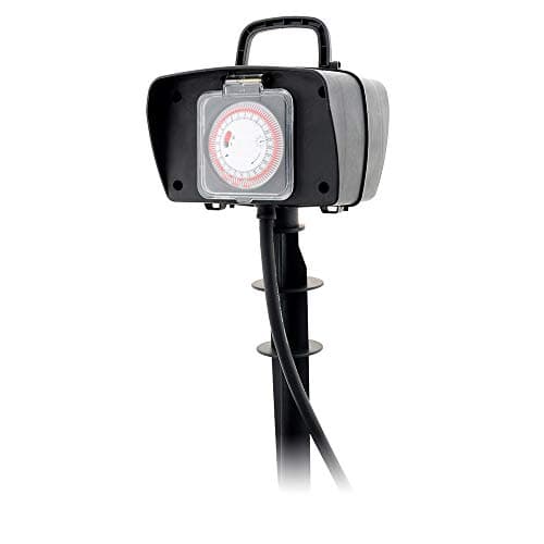 Zenitech - Câble 2 prises 2P+T H07RN-F 3G1,5mm² IP44 programmable pour intérieur