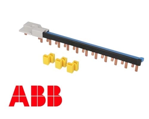 Peigne interdiff Abbott ABT 190160 - raccordement à vis - pour n+p+capot - 13 modules