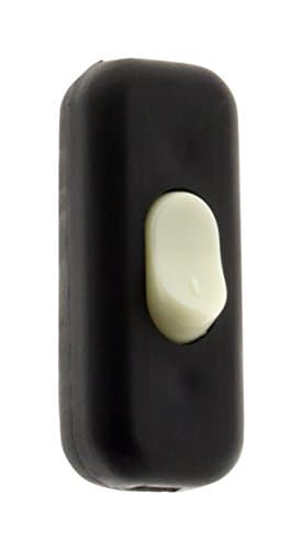 Zenitech Interrupteur Unipolaire Luminescent 2A Noir Usage Domestic - Intérieur - Éclairage — Noir