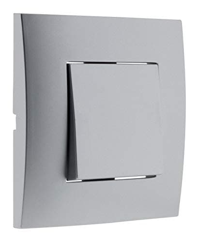 Zenitech Va et Vient monté - Blanc - Accessoires de maison - Adults - Idéal pour la chambre - Largeur : 180 cm — Gris