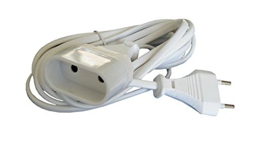 Rallonge domestique Zenitech 10m 1380W 6A blanc