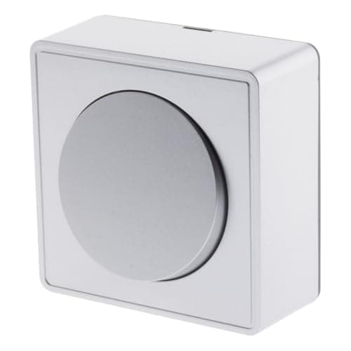 Interrupteur complet va-et-vient 10A en saillie silver - gamme Vulco - parfait pour salles de bains - commande simple et