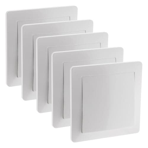 Zenitech Interrupteur va et vient encastré 10A Blanc Lot de 5 - Sécurité électrique - Pour maison et bureau