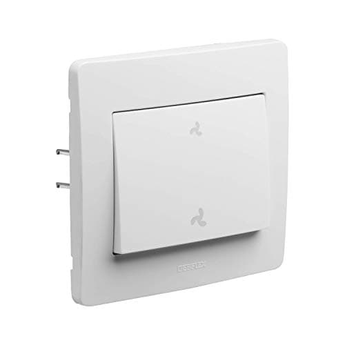 Variateur 2 Fils 739355 Debflex | Prise Mural Standard | Prise Extra Plate | Variateur Rotatif pour Eclairage LED | Inte — Commande VMC
