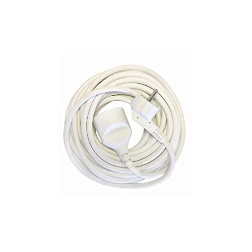 Prolongateur HO5VVF Blanc Chacon 3x1,5mm² 3m Éclairage Maison
