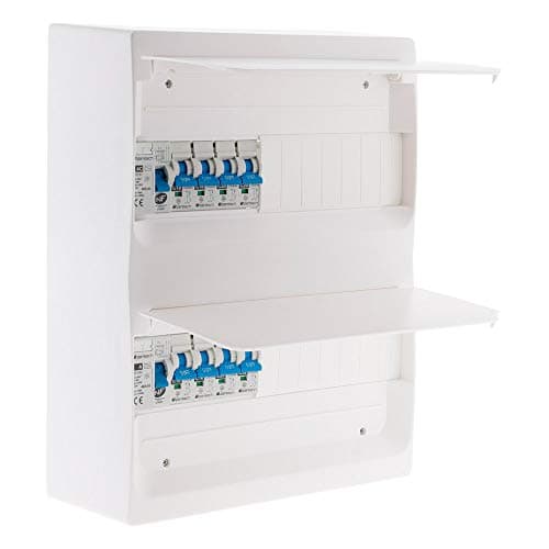 Zenitech - Coffret électrique 26 modules T1/T2 pour professionnels - 8 disjoncteurs sécurisés