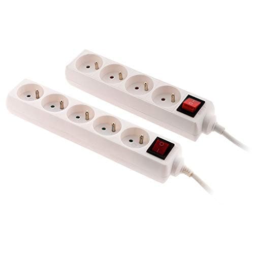 Interrupteurs Blanc Lot de 2 Blocs 4x16A Zenitech - Usage Industriel