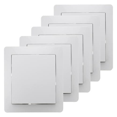 Zenitech Interrupteur va et vient encastré 10A Blanc Lot de 5 - Sécurité électrique - Pour maison et bureau