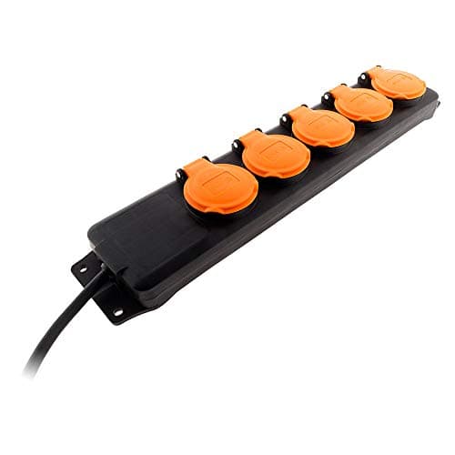 étancheité Zenitech Bloc étanche 5 prises 16A 2P+T clapets utilisateurs professionnels travaux électriques