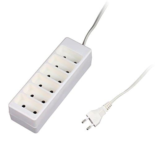 Zenitech Bloc 6_prises Blanc pour bureau