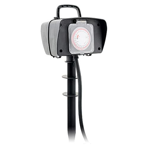 Zenitech - Câble 2 prises 2P+T H07RN-F 3G1,5mm² IP44 programmable pour intérieur