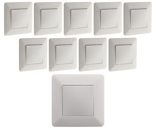 Interrupteurs va et vient Zenitech 10A Blanc Artoze pour maison