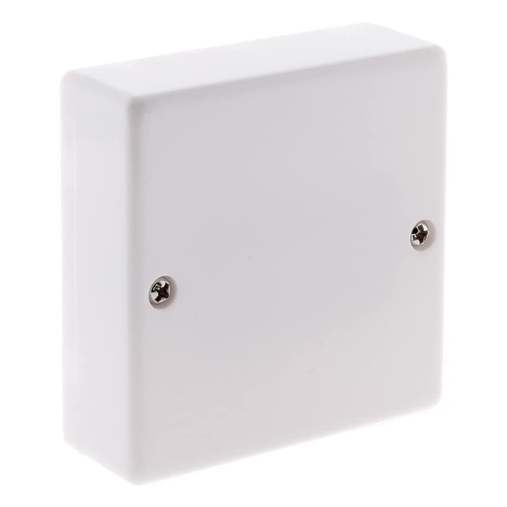 Zenitech Boîtier de répartition 12 ports - Blanc pour maison et bureau, installation rapide, robuste et compatible avec