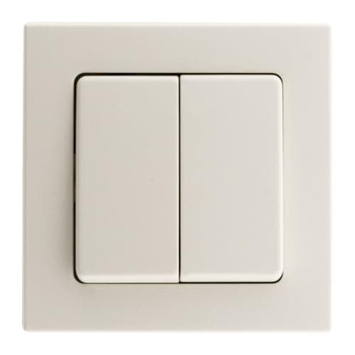 Zenitech - Interrupteur Double Va & Vient 10A Saillie Borne Auto - Blanc