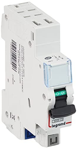 Legrand - Disjoncteur Phase + Neutre 230V DNX³ - Puissance de Coupe 3000A - 16A Courbe C - Bornes à Vis - 1 Module - Fab — 10A-Auto