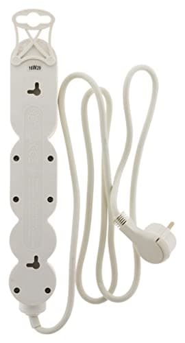 Bloc Home Zenitech 4 prises + 2 USB + interrupteur pour maison - design moderne - salon et chambre - multiples prises él