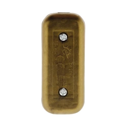 Zenitech Interrupteur 2A unipolaire pour maison - Blanc épuré et moderne - Facile d'installation - Dimensions : 47mm x 2