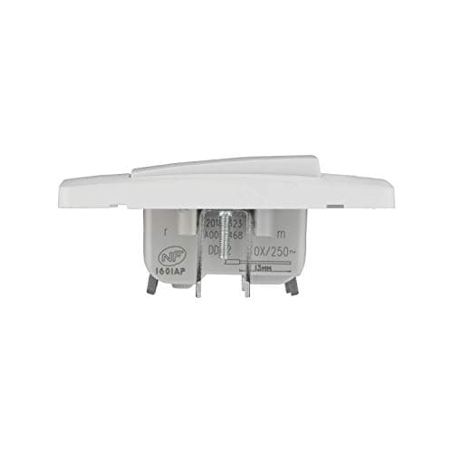 DEBFLEX - Double Interrupteur Va et Vient - Designs Élégants - Facile à Installer - Blanc - 85 x 82 x 37 mm