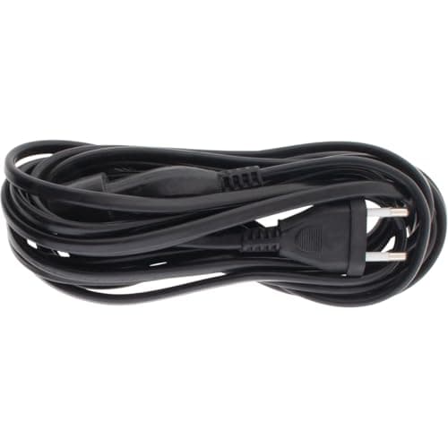 Rallonge de câble HO5VV-F 2x1mm² - 5m - Noir - Électroménager - Présentation simplifiée - Zenitech