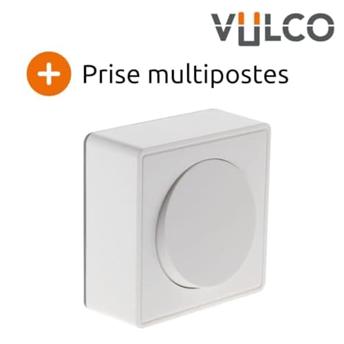 Zenitech InterrupteurSimpleComplet vaetvient10AensaillieBlancVulco