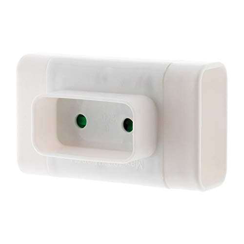 Multiprise Triplite Zenitech 6A latérale blanche pour bureau