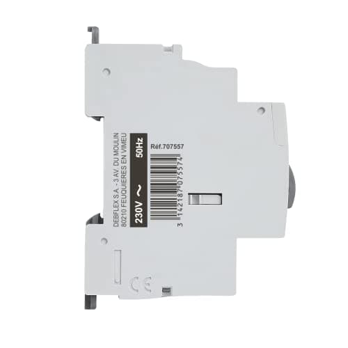 Tableau électrique 16A Unipolaire 230/240V | Coffret disjoncteur électrique | Embout de cablage Debflex 707557