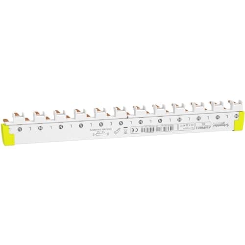 Schneider Acti 9 1P+N 12 Modules 80A Rail de Peigne de Raccordement Inférieur Facile à Découper