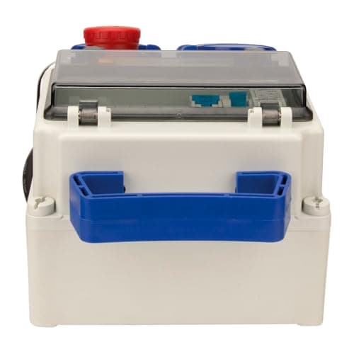 Zenitech Coffret 8 modules de chantier IP54 adapté aux professionnels pour le travail extérieur avec accessoires inclus