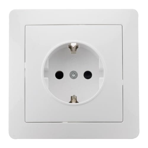 Prise encastrée Schuko Blanc Orysi Zenitech Éléments de sécurité et facilité d'installation Grande capacité adaptabilité