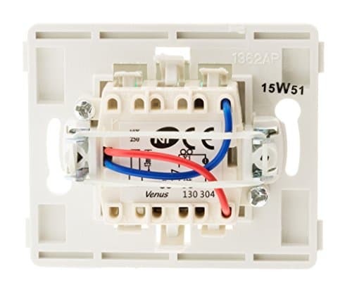 Bornes à va-et-vient avec voyant - composable - Blanc - Venus - Fonctionnel pour maison - Zenitech - Jouissance de desig