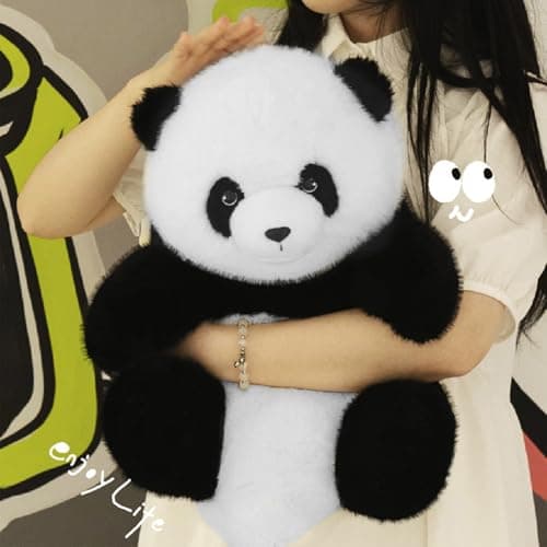 Peluche Panda Douce, Animal Apaisant pour Dormir | Cadeau Émotionnel pour Filles et Adultes - Fête d'Anniversaire