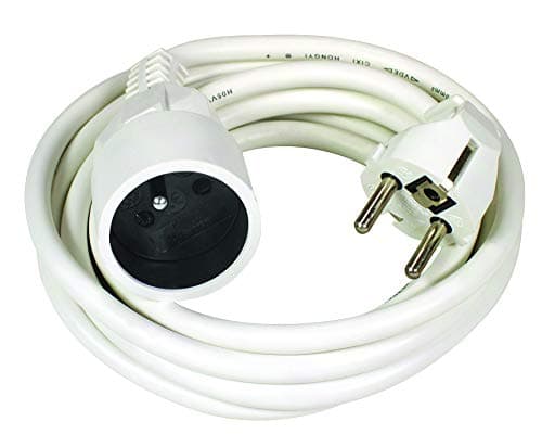 Zenitech DIO013120 Rallonge Electrique 4 Prises-Prolongateur Blanc pour Maison et Bureau